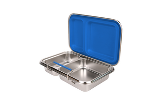 Lunch Box - Stainless Steel - Blue