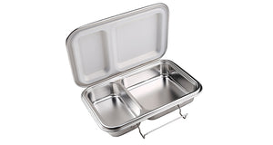 Lunch Box - Stainless Steel - Clear