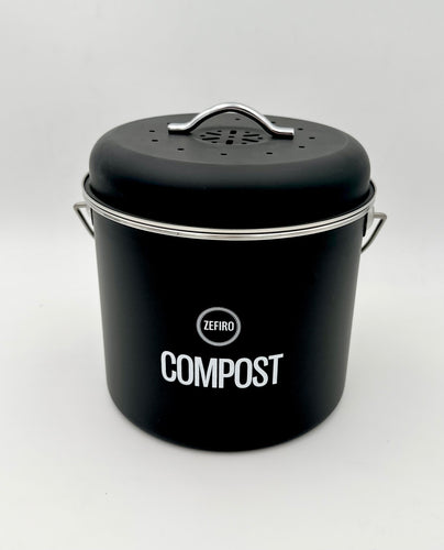 Compost Bin - 0.8 Gallons - Black