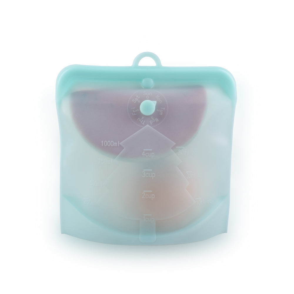 Silicone Reusable Snap-Close Bags
