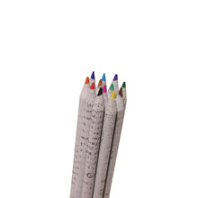 Load image into Gallery viewer, Recycled Colored Pencils - 12 pack (For adults and kids!)