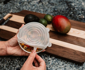Reusable Silicone Lids - Set of Six