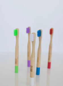 Bamboo Toothbrush - Kids - Four Pack
