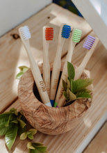 Load image into Gallery viewer, Bamboo Toothbrush - Kids - Four Pack
