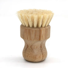 Load image into Gallery viewer, Bamboo Soft Bristle Pot Scrubber