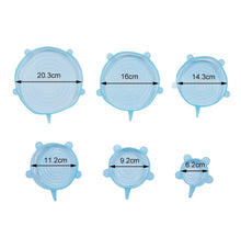 Load image into Gallery viewer, Reusable Silicone Lids - Set of Six