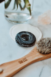 Face Brush + Charcoal Soap