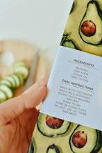 Load image into Gallery viewer, Beeswax Food Wraps - WARNING - these can melt easily in the mail if left outside in the heat!